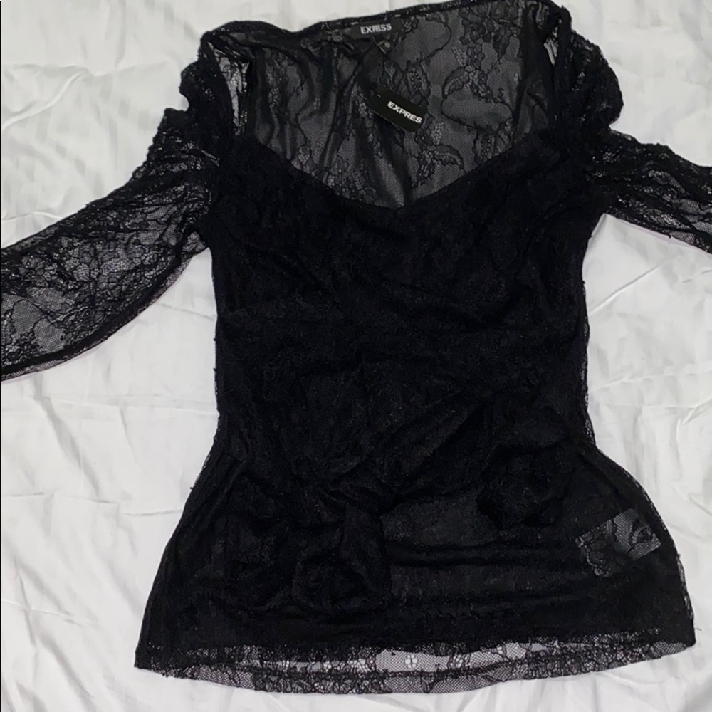 Lace Sweetheart Top